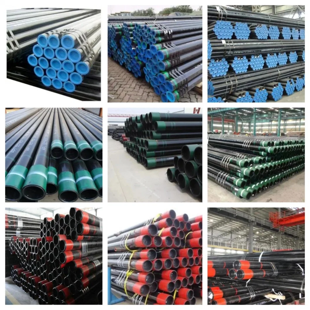 API 5CT Seamless Oilfield Casing Pipes/Carbon Seamless Steel Pipe/Oil Well Drilling Tubing Pipe Low Temperature Tube High-Pressure Boiler Tube Oil Casing