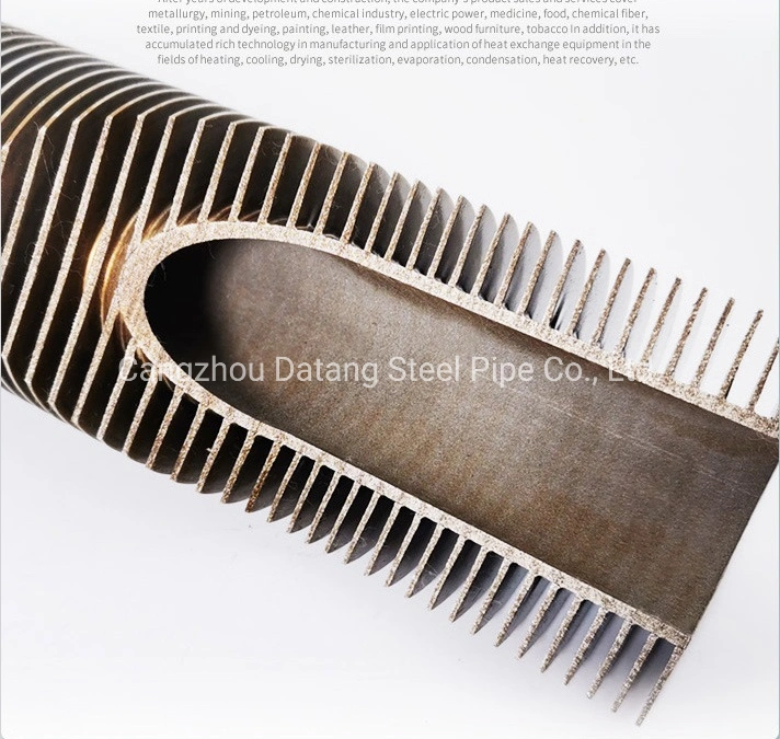 Customized Steel/Copper Aluminum Composite Extruded/Embedded/High Frequency Welding Fin Tube/Boiler Tube/Heat Exchanger Tube