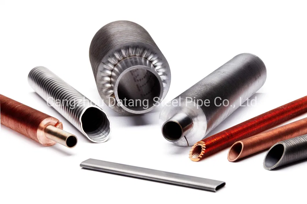 Customized Steel/Copper Aluminum Composite Extruded/Embedded/High Frequency Welding Fin Tube/Boiler Tube/Heat Exchanger Tube