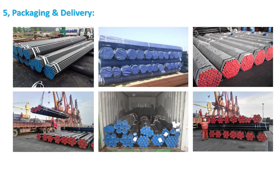 API 5L ASTM A53 ASTM A106 Gr B Stock Seamless Steel Pipe