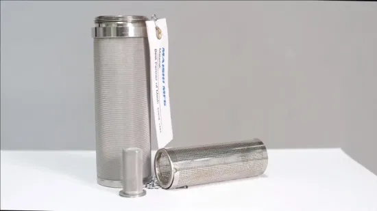 Ss201 Stainless Steel Filter Cylinder SS304 Filter Tube
