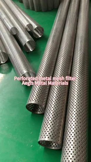 Ss201 Stainless Steel Filter Cylinder SS304 Filter Tube