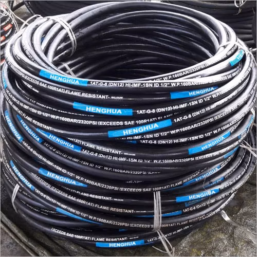 Super Long Service Life Industrial Hydraulic High Pressure Braided Air Rubber Hose Pipe Flexible Hydraulic Hose Assembly